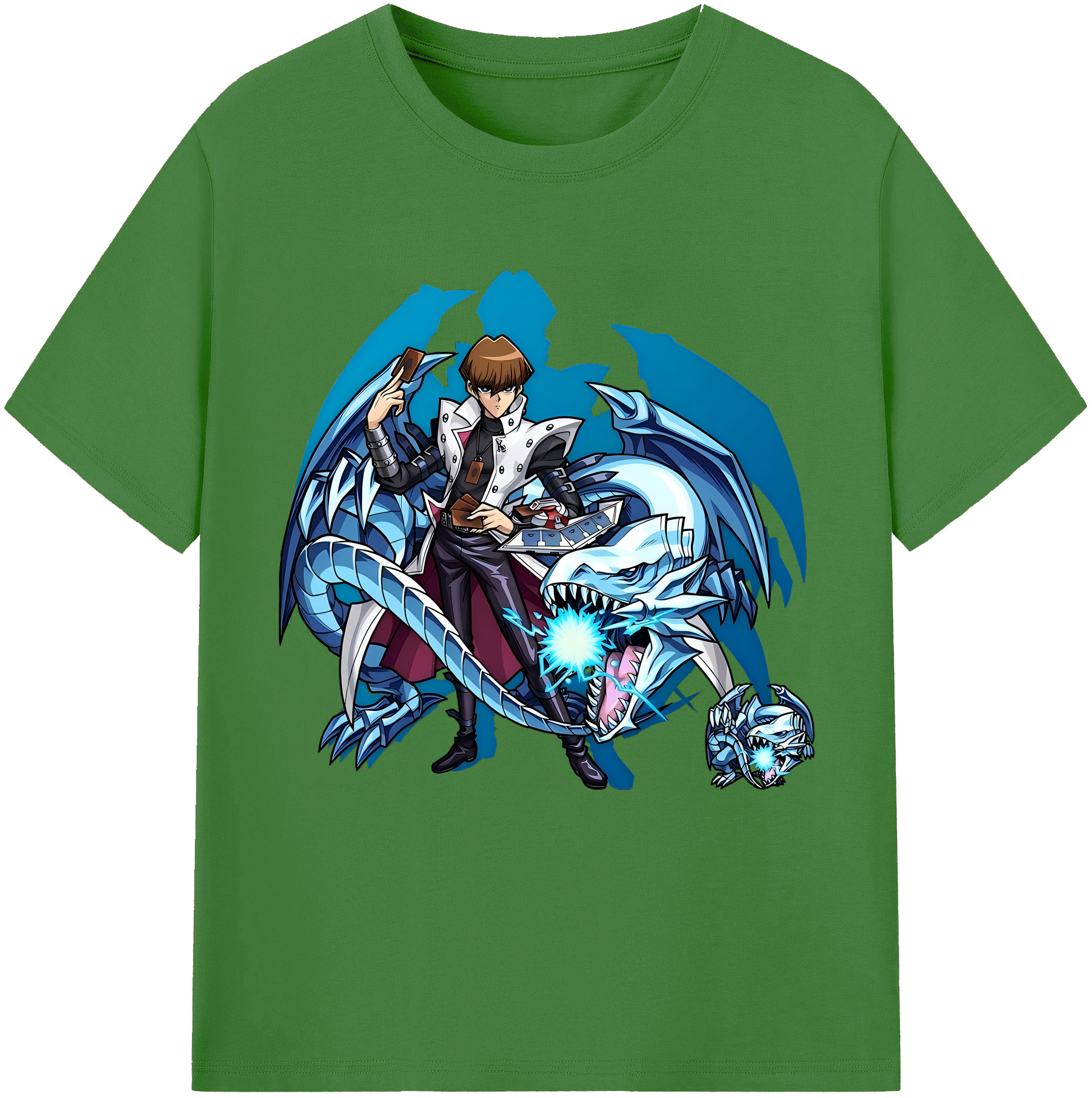 （画像用） 遊☆戯☆王 Yu-Gi-Oh! レディースカジュアルプリントTシャツ（綿100％）